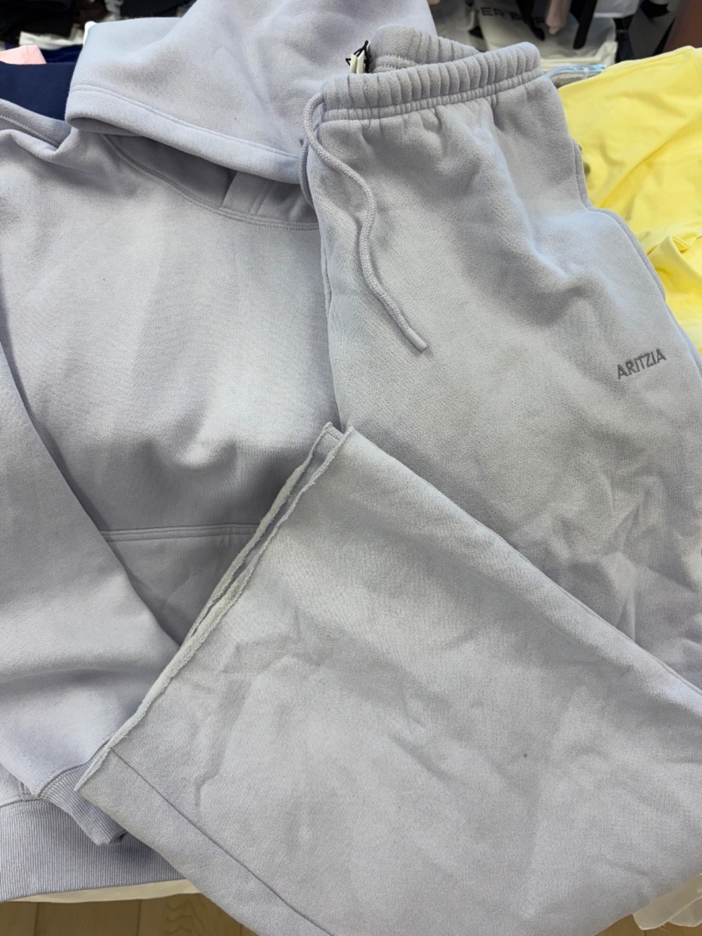 NWT aritzia wildflower lilac set
